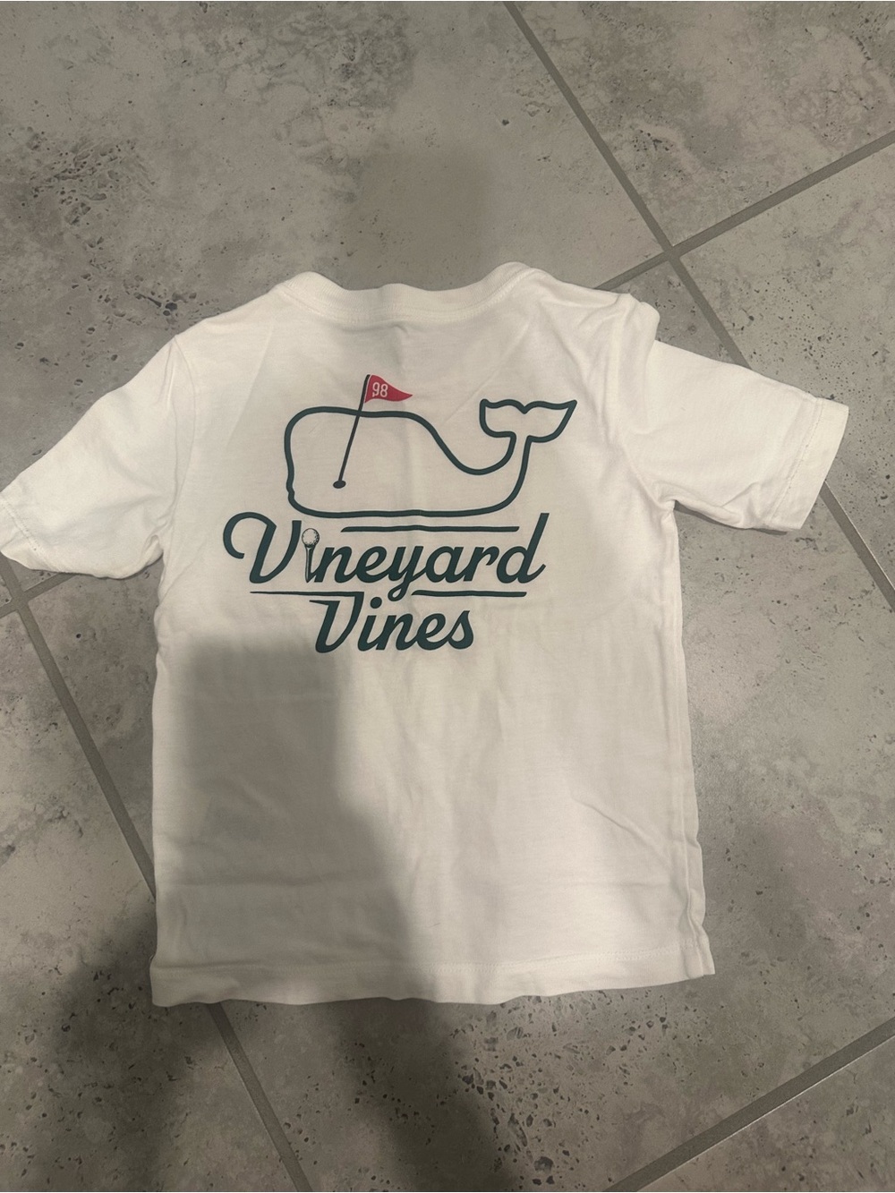 Vineyard Vines Golf White Tee size 3T
